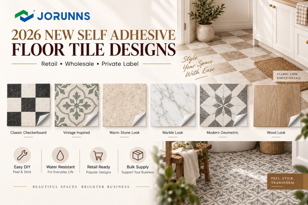 2026 New Self Adhesive Floor Tile Designs